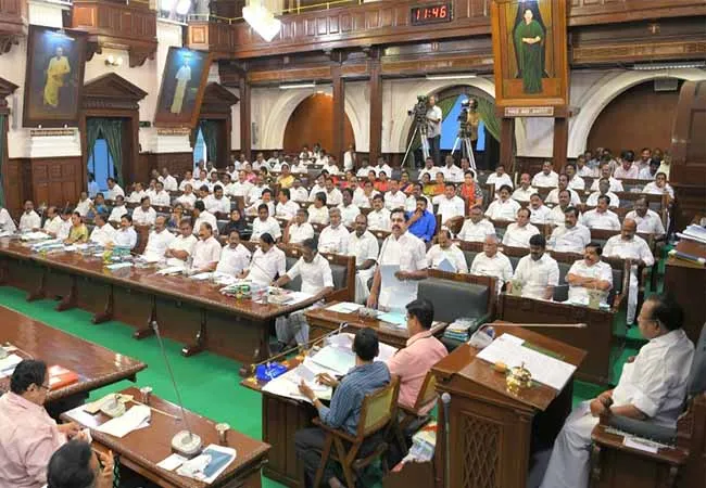 tn assembly session over speaker announced 